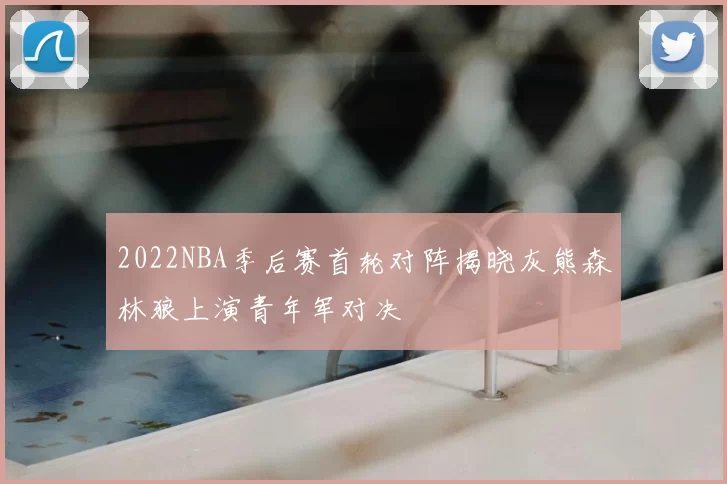 2022NBA季后赛首轮对阵揭晓灰熊森林狼上演青年军对决